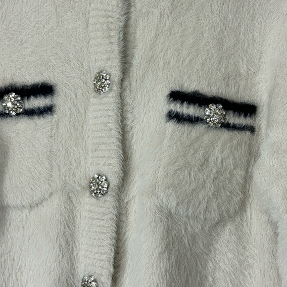 J.Crew Sweater lady jacket in brushed yarn BS987 - Picture 8 of 12